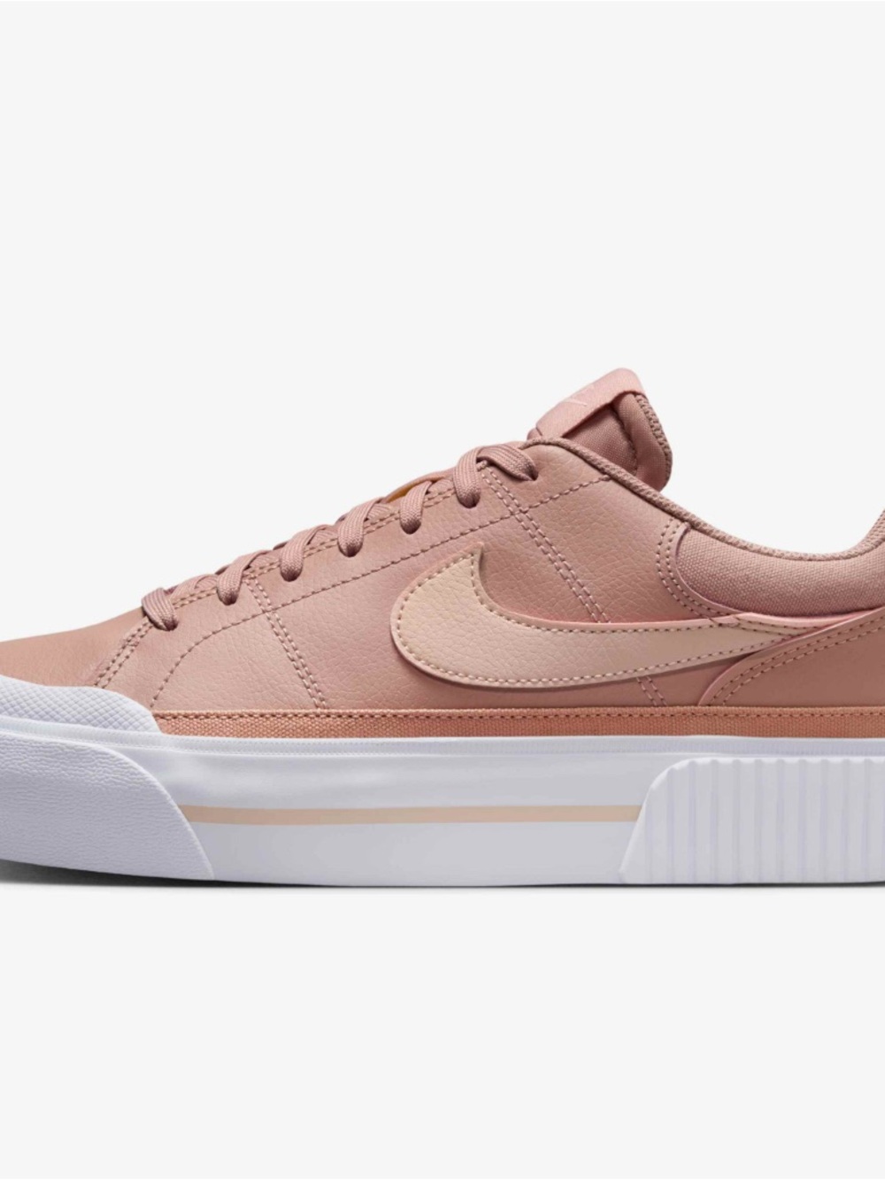 Nike Women’s Rose Pink Court Legacy Lift size 8 NEW